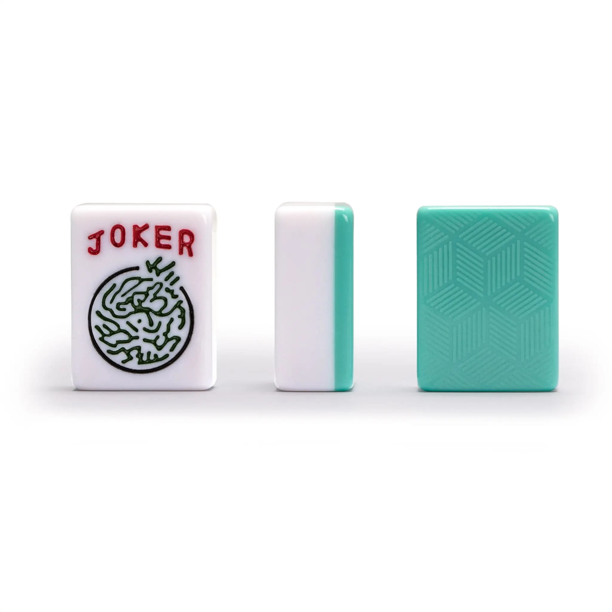Tavolo Mahjong automatico da 44 mm Piastrelle Mahjong Set Mahjong grande in melammina con retro verde per quattro giocatori 1,6 pollici