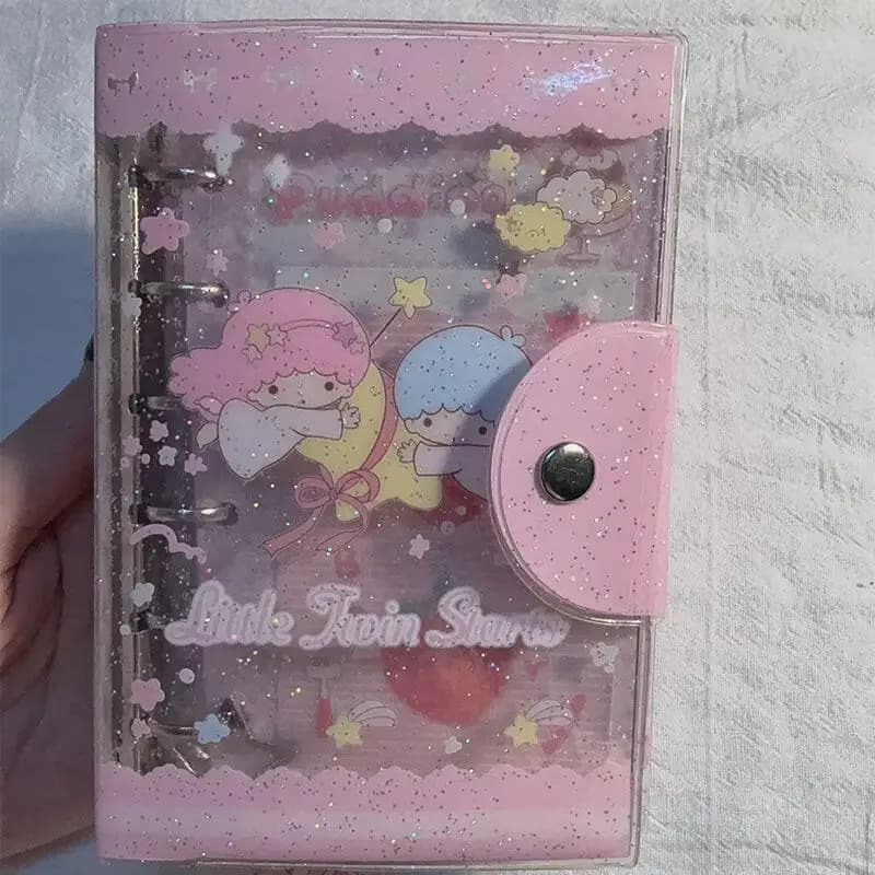 Kawaii Little Twin Star A7 Manual Account Ledger Creative Peripheral Stackable Notebook Mobile Sheet Portable Birthday Gift for Girl