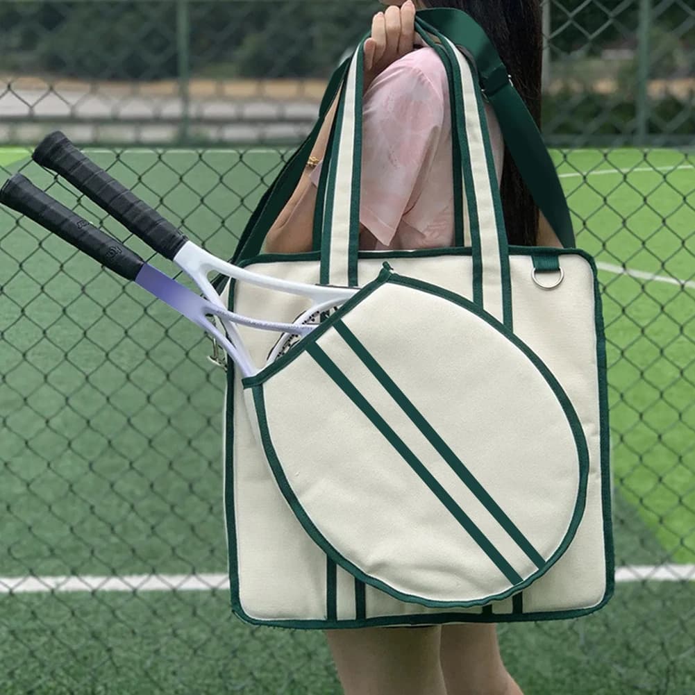 Large Tennis Rack Bag, Waterproof Shoulder Bag for Tennis Rackets, Sports Bag for Men and Women