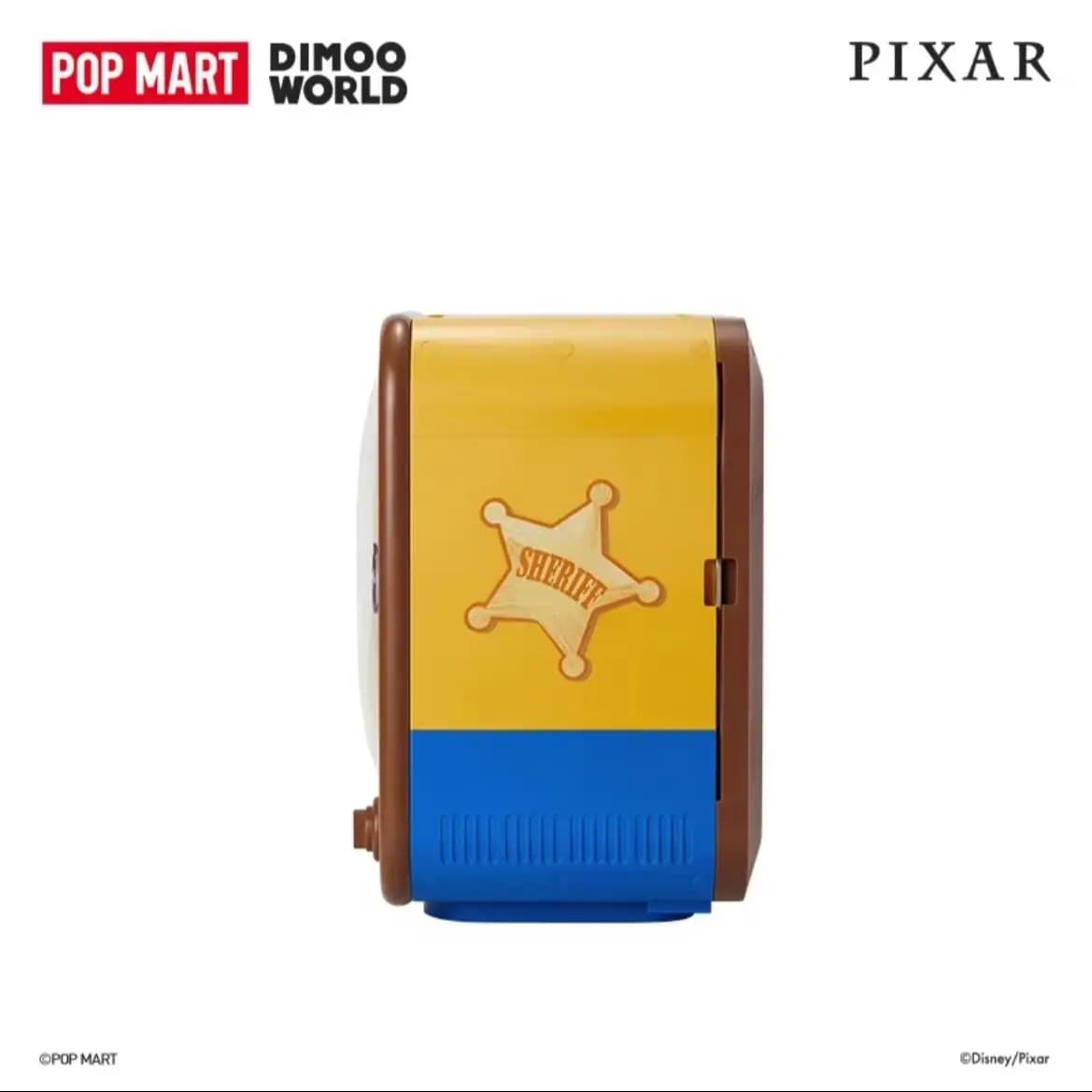 POP MART Dimoo World Pixar Series Luminous Silicone Night Light Display Box Blind Box Anime Action Figure Television Figure