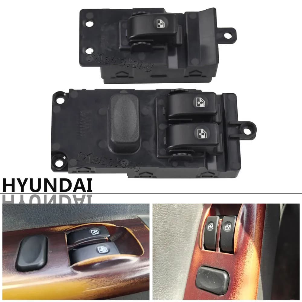 12V Camion Power Master Driver Finestra Interruttore Pulsante 93691-5H300 Per Hyundai HD78 HD65 HD72 93691-5H900 93691-5L000 93692-5H000