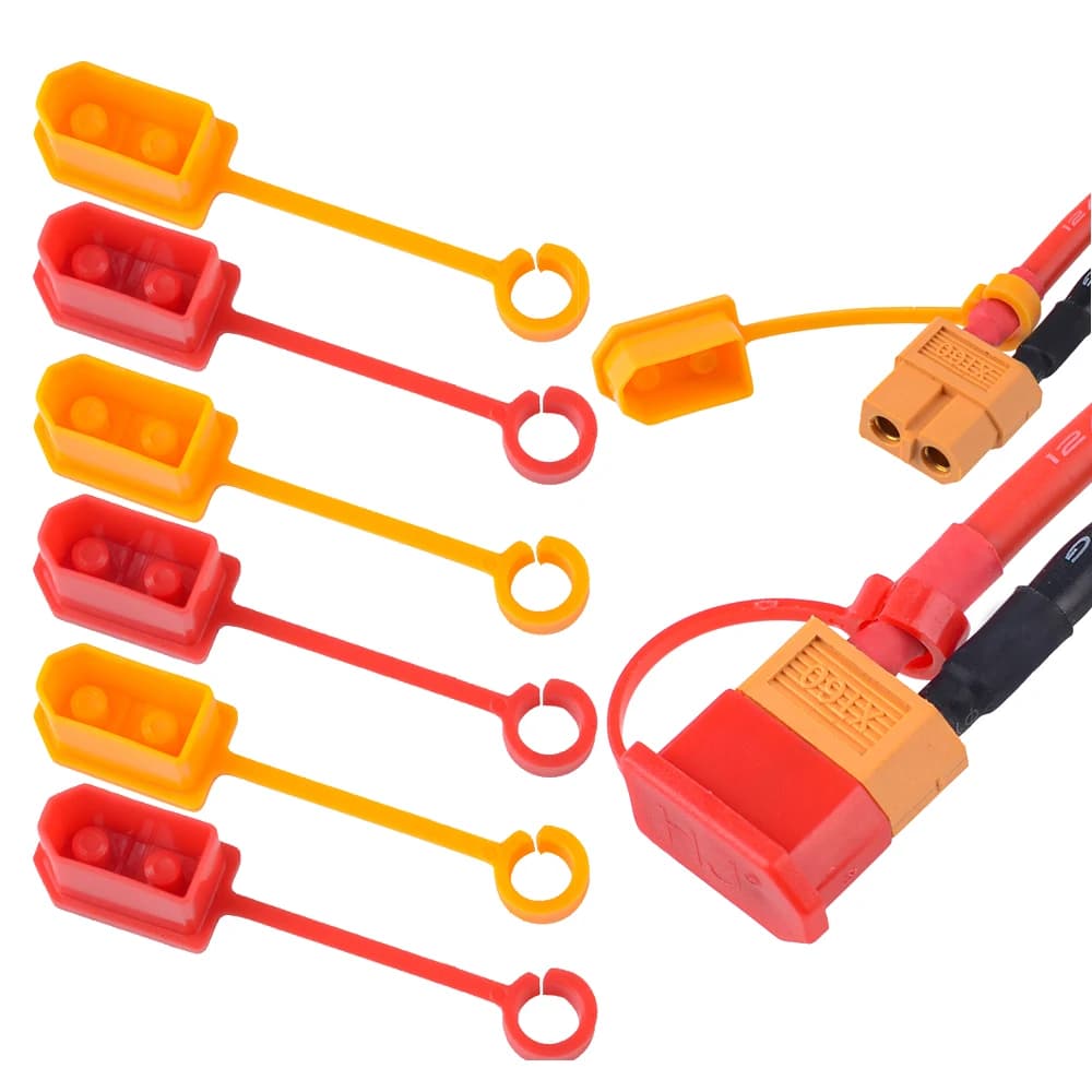 Coperture Protettive Isolanti in Plastica per Terminali XT60 all'Ingrosso per Batterie Lipo RC/ESC, Accessori per Auto, Droni e Barche