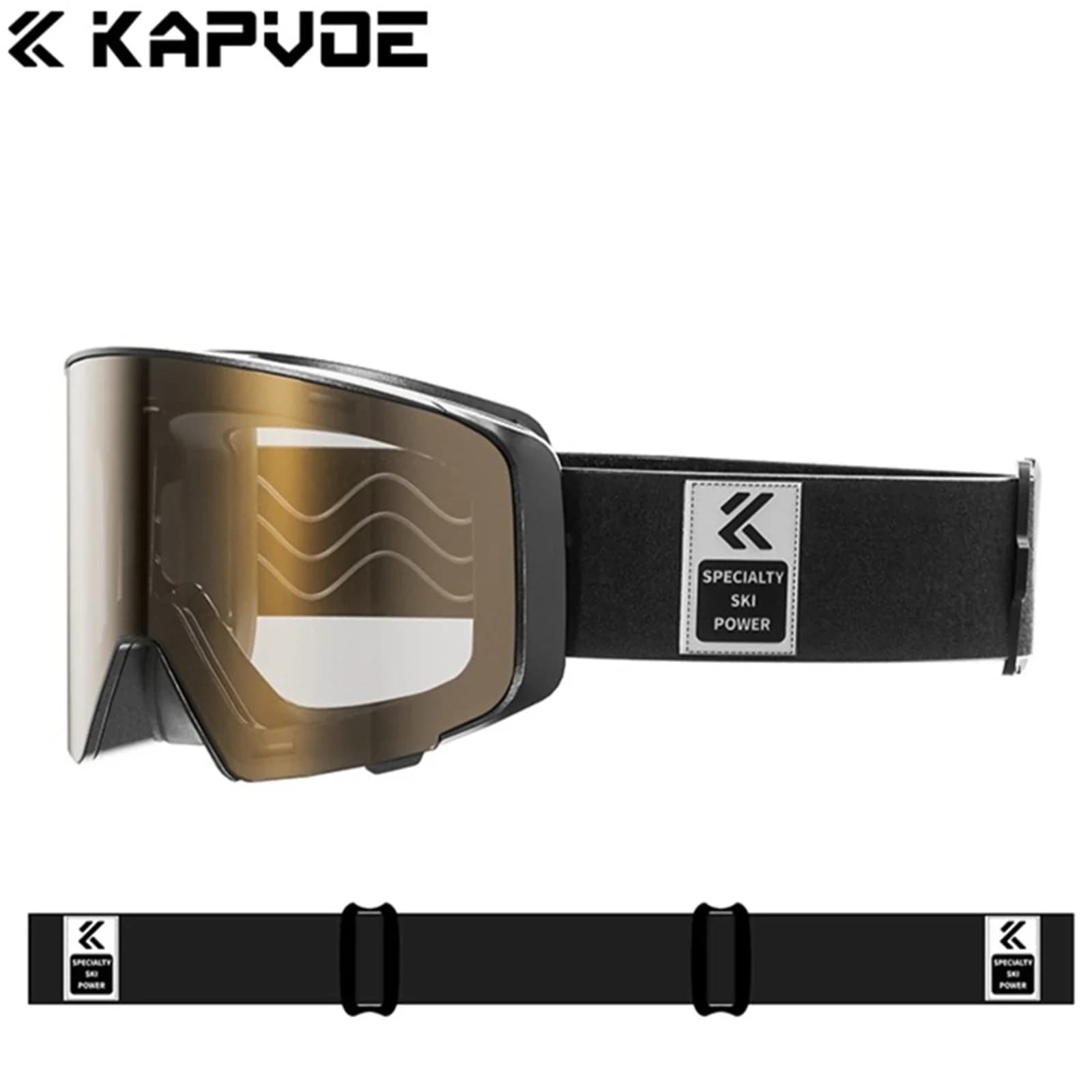 Kapvoe Nuovi Occhiali Da Neve Fotocromatici Uomini Occhiali Da Sci Inverno Motoslitta Snowboard Maschera Anti-Fog per Le Donne UV400 Occhiali Sportivi