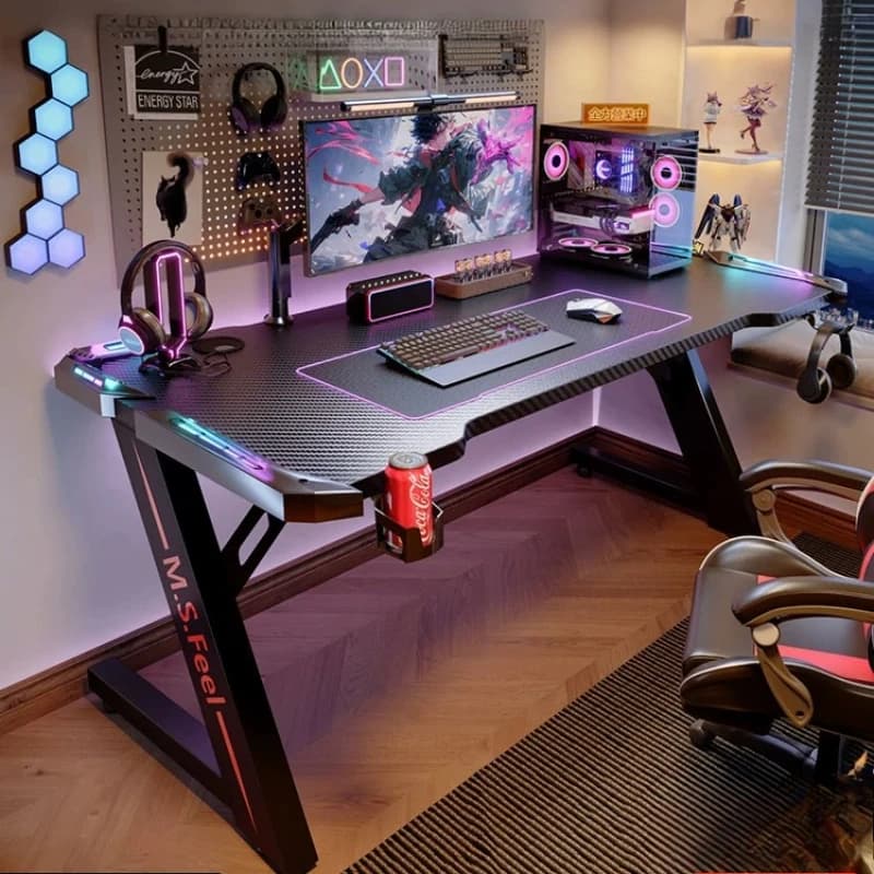 Laptop Computer Desk Organizer Decoration Sedentary Computer Desk Gaming Nordic Style Monitor Stand Mesa Pared Plegable Writing