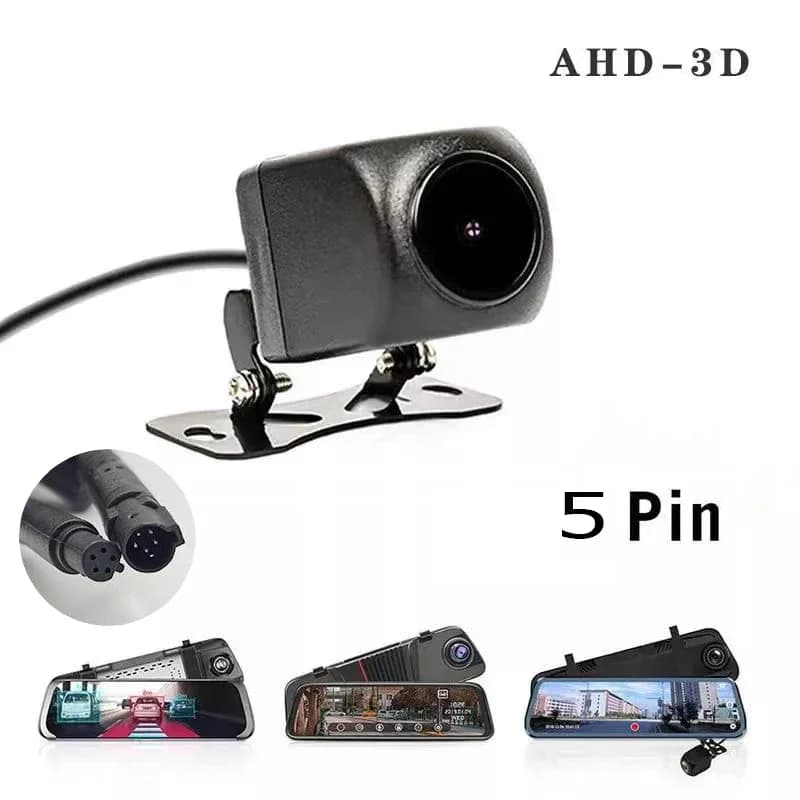 Telecamera di retromarcia a 5 pin HD per auto a infrarossi impermeabile e antiurto 1080P visione notturna a infrarossi