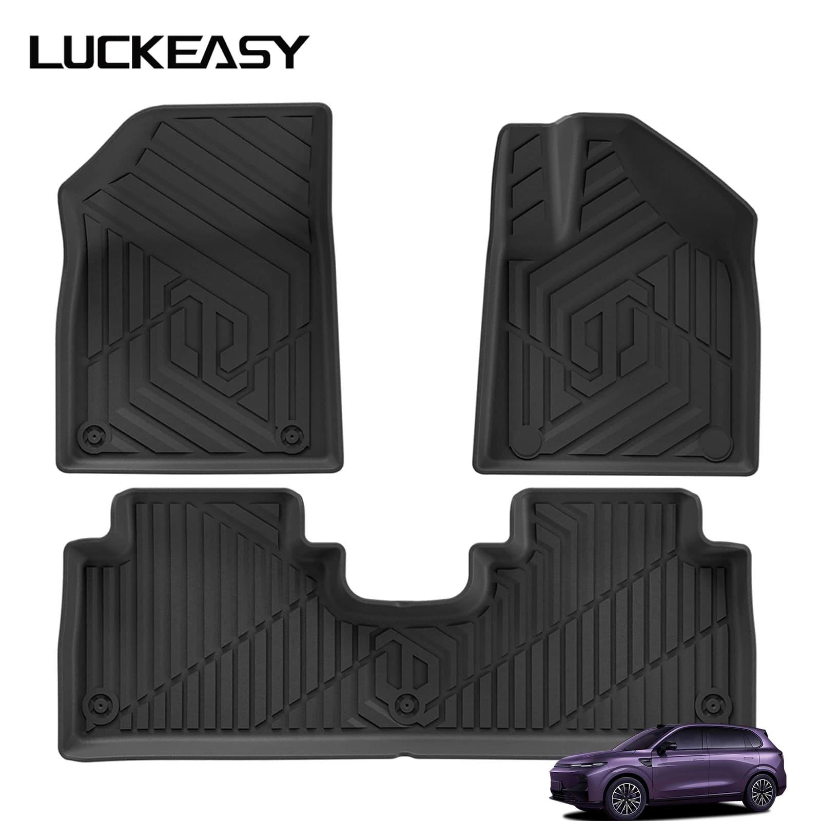 LUCKEASY for Leapmotor B10 2025 2026 Car Floor Mats Protective Mat Accessories Cargo Liner Trunk Mat Only Fit Right Hand Drive