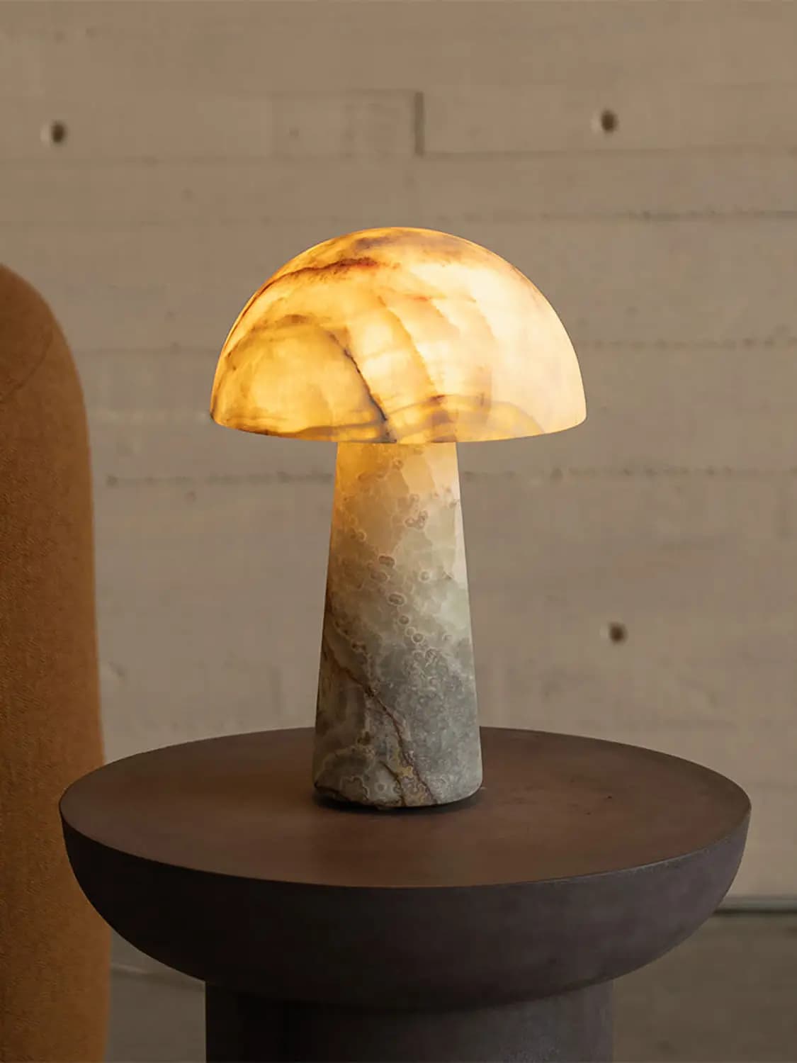 Lampada da Tavolo in Marmo Naturale Stile Francese, Decorazione di Lusso per Hotel e Villa, Atmosfera Raffinata, Personalizzazione Avanzata
