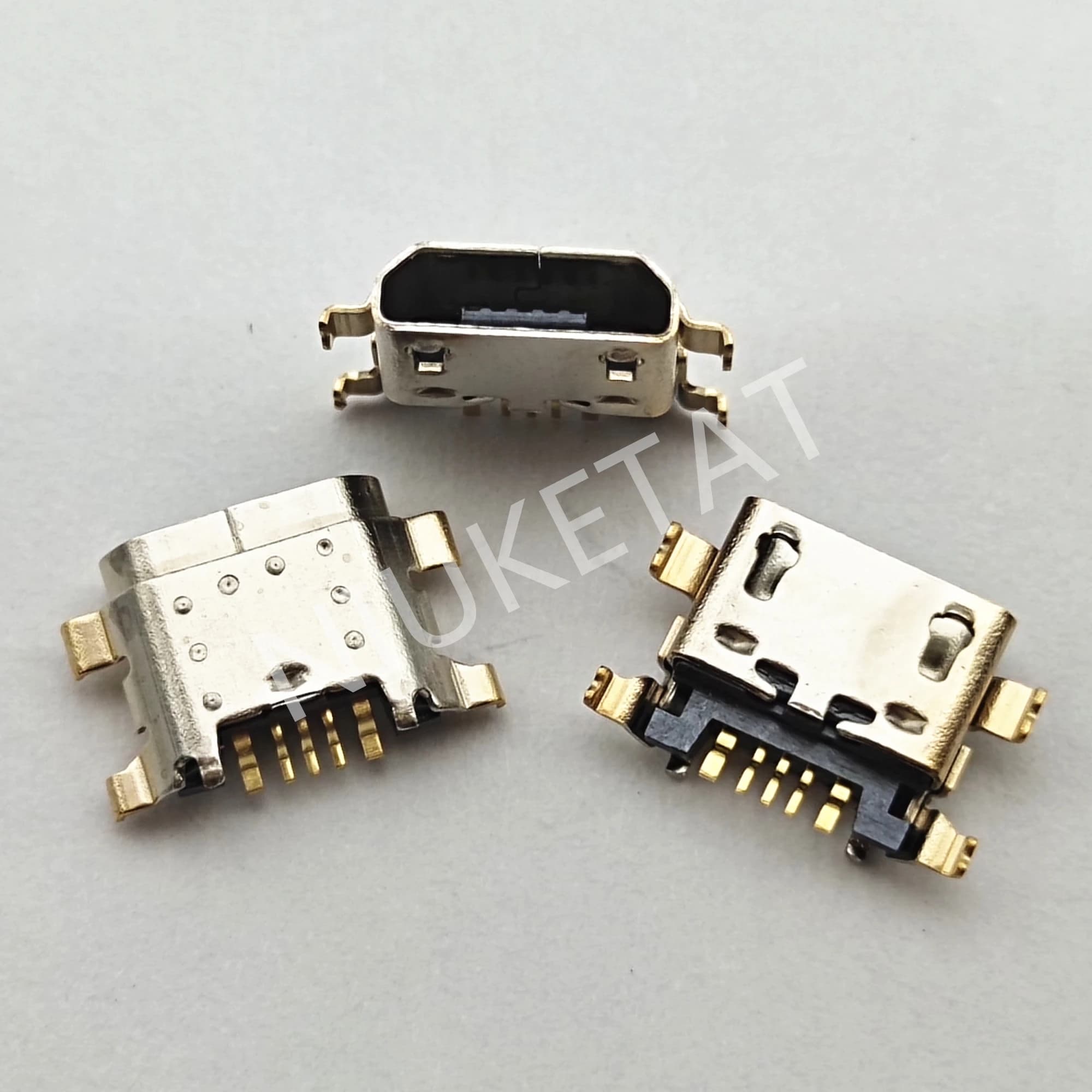 10-100 pcs Micro USB Connector 5pin Martinets Charging Door For Live Xplay6 V5 Y67 Y69 Y75 Y79 Y81S Y83 Y85 Y91 Y93 Y97 X21S S1