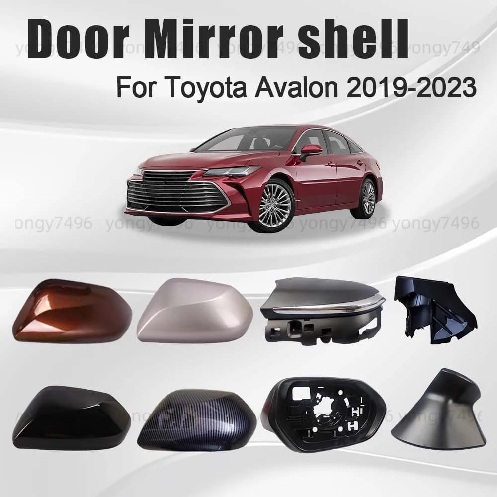 Accessori per auto Specchio per porta Borsette per Toyota Avalon 2019 2020 2021 2022 2023 Cornice per foto Lente Guscio inferiore Base guscio inferiore