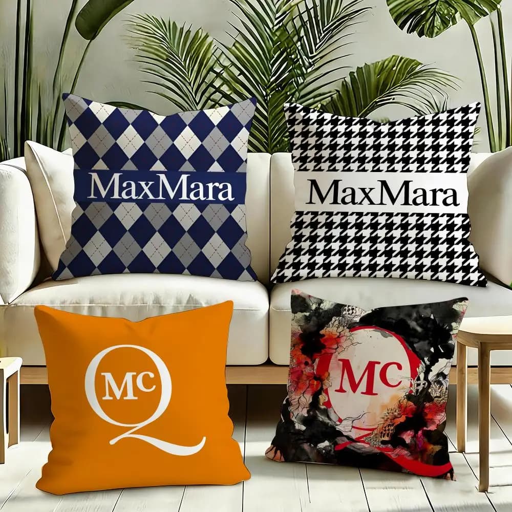 Fodera per cuscino MaxMara reversibile in peluche, morbida e soffice, decorazione per la casa, per divano e camera da letto