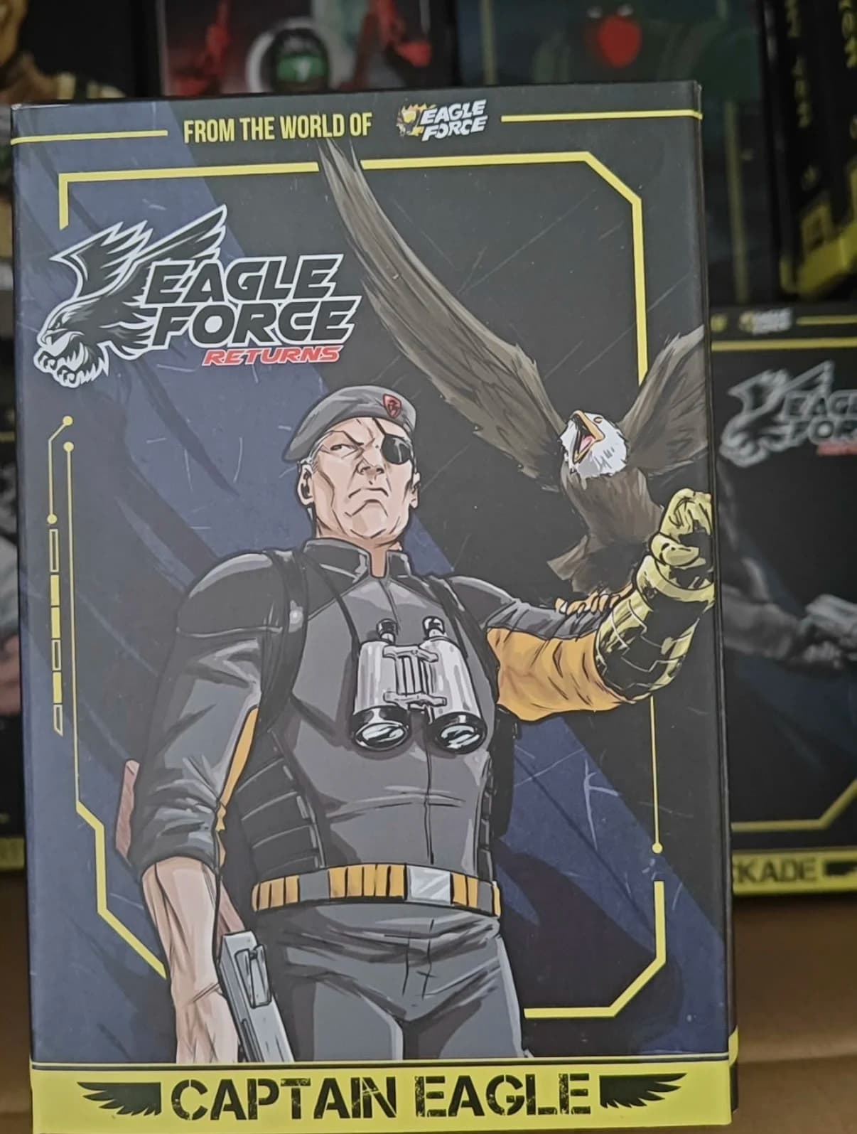 Disponibile - Action Figure Monkey Eagle Force Shortstop Blackrope The Arrow in Scala 1/18 - Ornamento da Scrivania, Decorazione, Giocattolo, Regalo