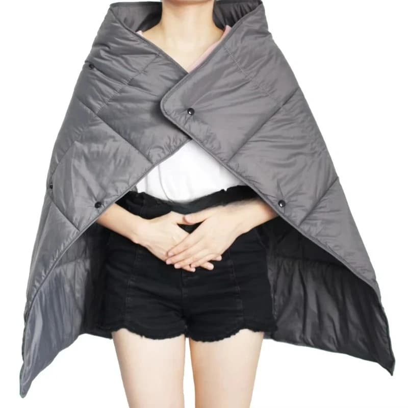 USB charging carbon fiber heating blanket 5v 7.4v 12v 110 car travel hospital electric blanket wearable wool