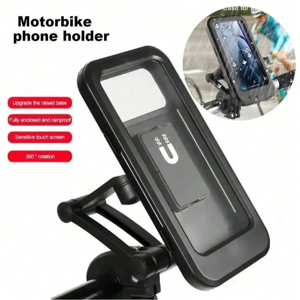 360 ° Supporto per telefono cellulare per bici da moto girevole impermeabile Supporto per cellulare per bicicletta regolabile per vari telefoni