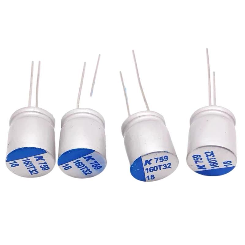 Solid State Condenser 160V18UF 160T3218 kEMET, Size 10mmX12mm, for Computer Motherboards, Electronic Components
