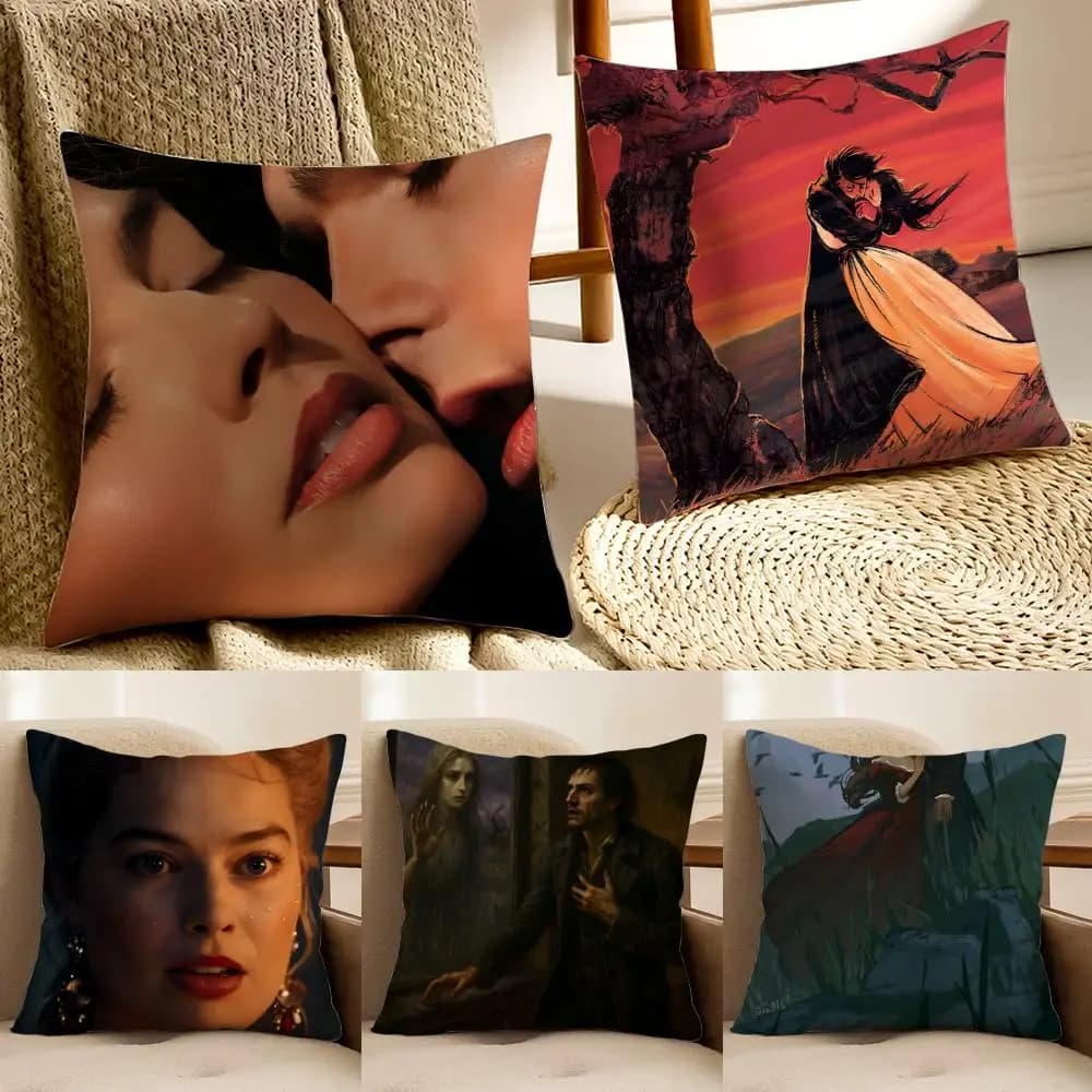 W-Wuthering Heights Cushion Cover Pillowcase Anti-dustmite living Room Sofa Decor Cushion Room