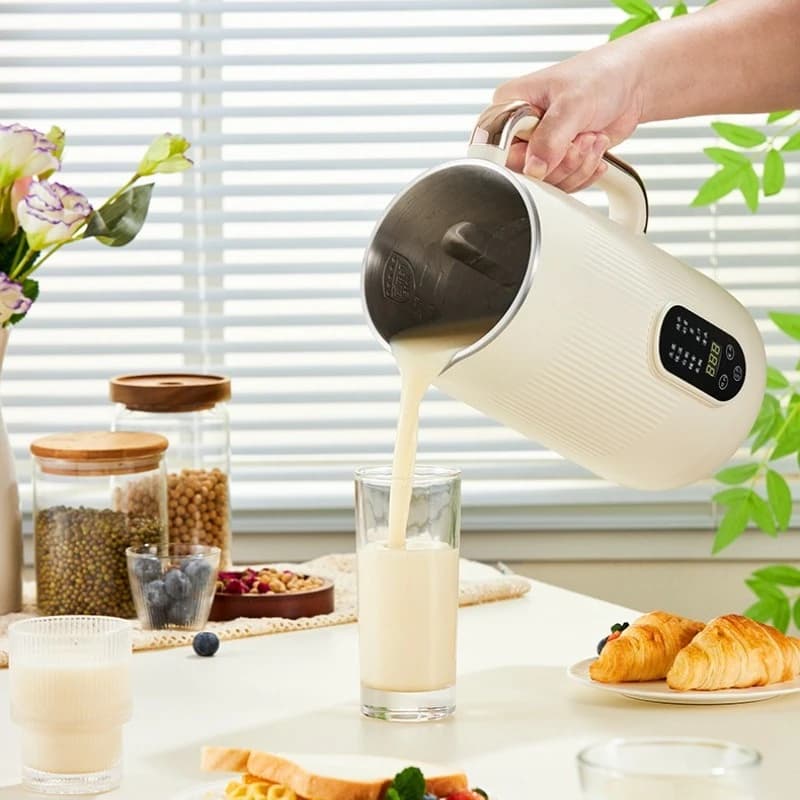 Soy Milk Machine 1500 ml Electric Squeeze Mixer Soy Milk Machine For breaking walls Breakfast machine with 14 leaves blade