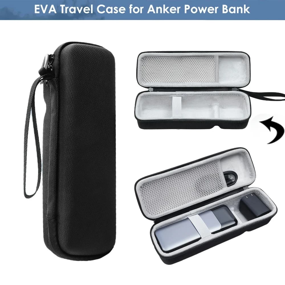 Per Anker Prime 27650mAh 250W Power Bank EVA custodia da trasporto custodia da viaggio custodia rigida protettiva antiurto