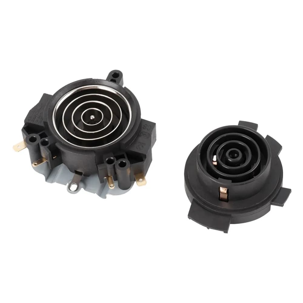 Efficient Electric Kettle Thermostat Switch ABS+Brass Screw Terminal Electric Kettle Temperature Control Compact Black