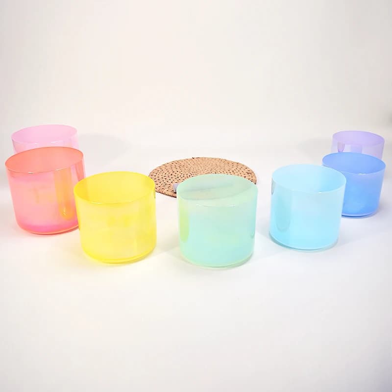 Singing Bowls Set 6''-7.5'' Energy Bowl Sound Therapy Instrumentos Musicales Smoothing Mood Quartz Products