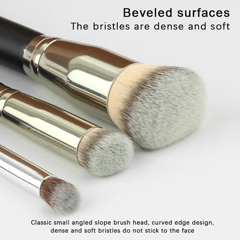Brushes for makeup foundation angle concealer seamless cover dark circle synthetic cream liquid cosmetic brush contour beauty tool