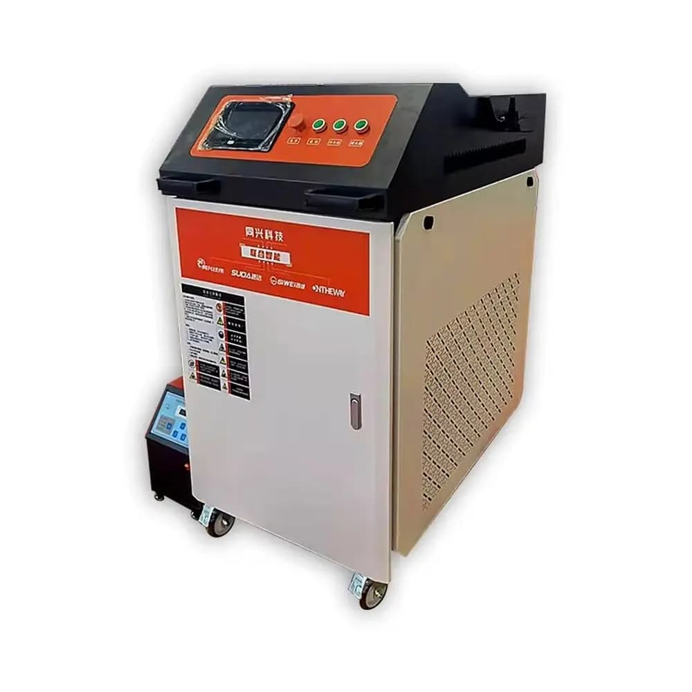 Senzed Laser 1500W CE Continuous Fiber Laser Cleaning Machine for Metal Wood Stone Paint Oil Oxide Layers Coatings Rust Removal