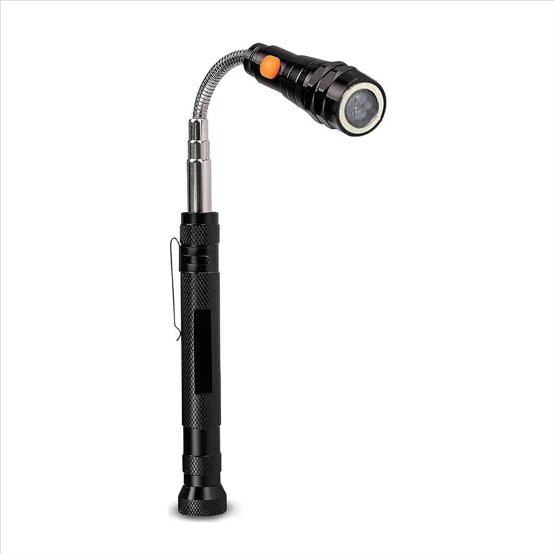 CYCLI-Strumento di raccolta magnetica per uomo - Magnete telescopico con torcia a LED e collo telescopico da 22 pollici - Strumento regalo per papà