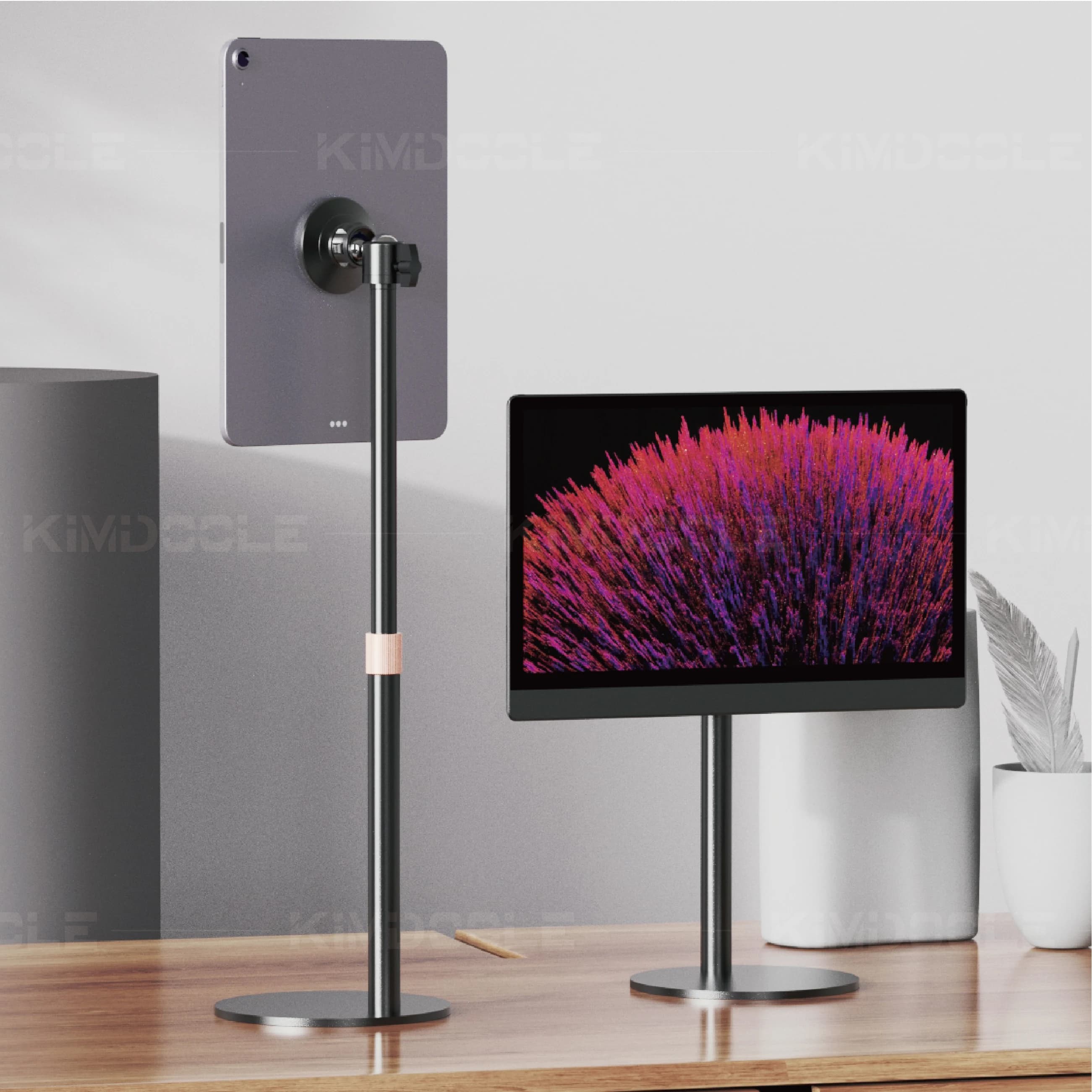 Artpowers Support for portable monitor Tablet support for height-adjustable magnetic monitor Monitor for independent low-profile desk mounting