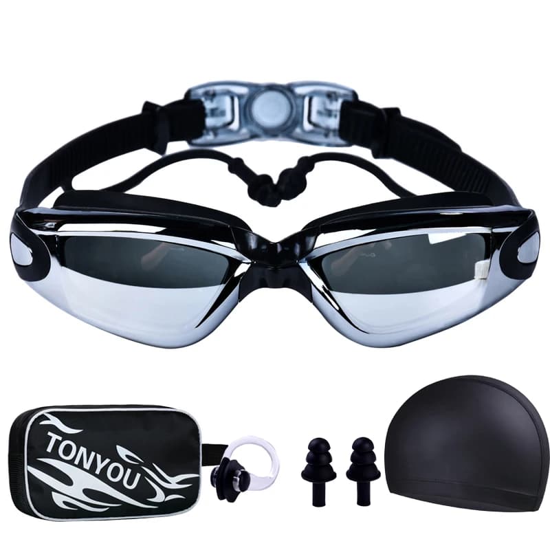 Adult swimwear swim glasses professional waterproof swim glasses for men and women