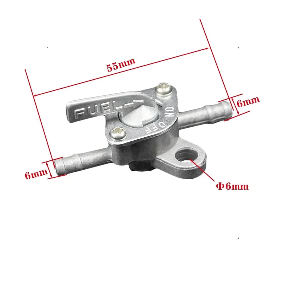 Interruttore carburante serbatoio gas Rubinetto carburante moto Interruttore gas Moto Mini portachiavi automatico Valvola benzina Serbatoio carburante on off Accessori 6mm