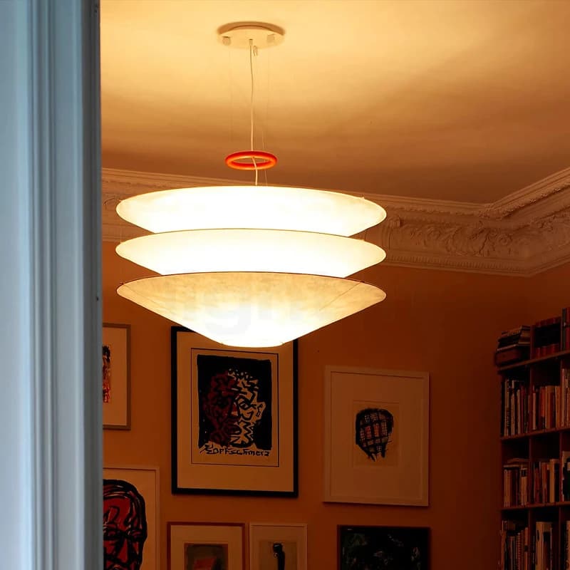 Lampada a sospensione Floatation Lampada a sospensione con paralume in carta nordica Soggiorno Bar Decorazioni per la casa Camera da letto Loft sala da pranzo luci a sospensione