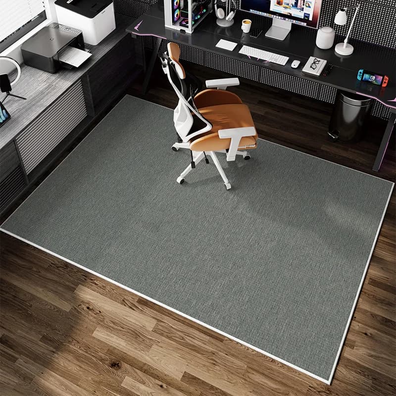VIKAMA Semplice Sala da gioco Tappeto Studio Computer Sedia girevole Insonorizzata Poggiapiedi Camera da letto Dormitorio Tappetini Decorazione della casa
