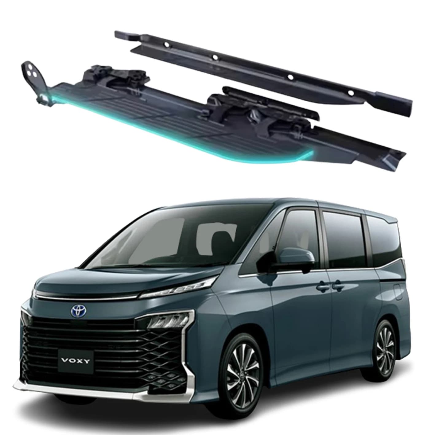 Pedana Elettrica Automatica Retrattile con Luce LED per Toyota VOXY (NOAH) 90
