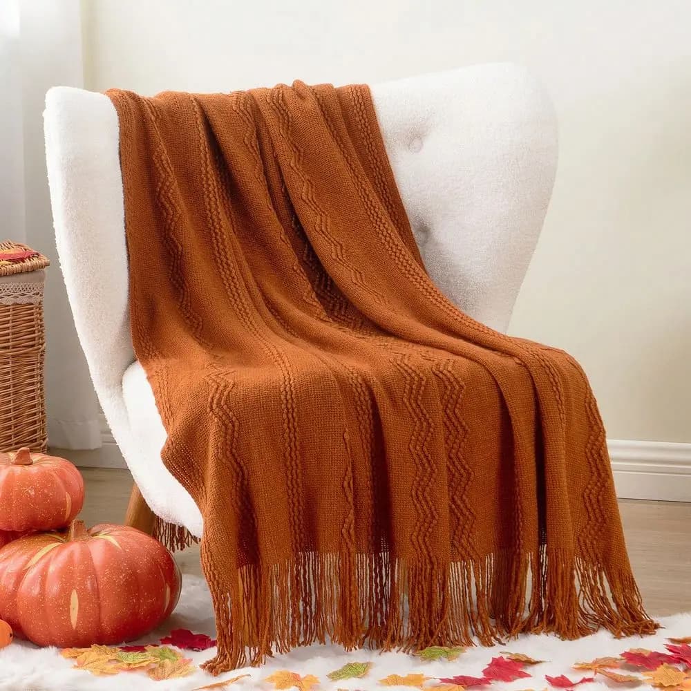 Coperta Decorativa Morbida per Autunno e Halloween, per Divano, Letto e Poltrona