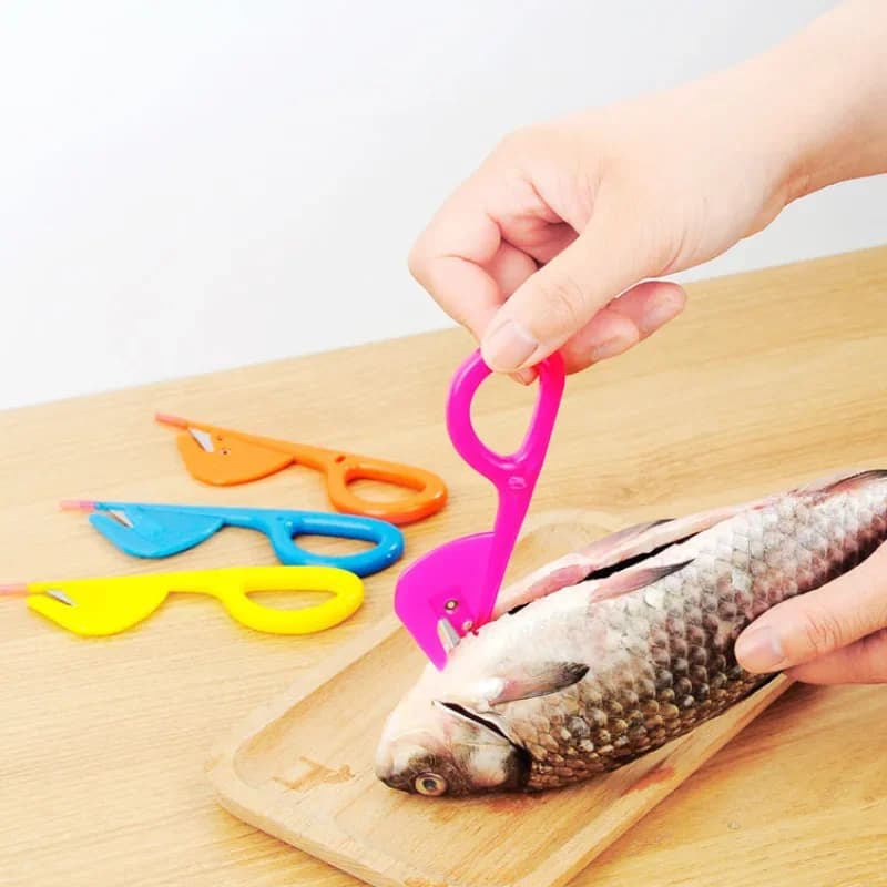 5PC Poultry Intestine Scissors Intestine Shrimp Cleansing Fish belly knife Clean poultry intestine Kitchen knife tool