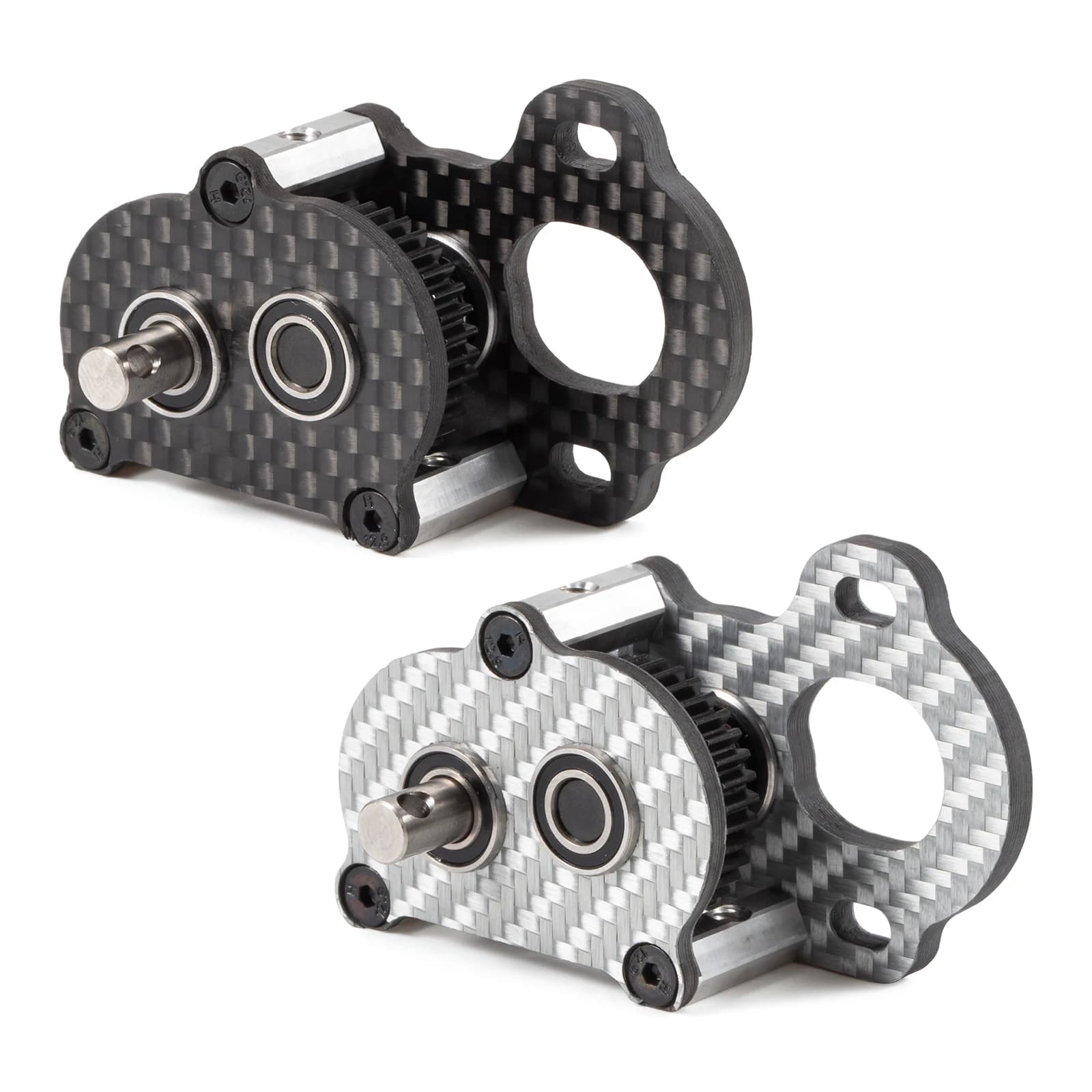 48P 29g Ultraleggero LCG Portale Trasmissione Competizione Carbonio Piccolo Cambio per Axial Capra AR45P Vanquish F10 Portale Asse