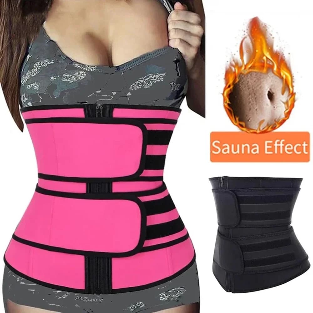 1pc Life Waist Trainer Body Shaper Fitness Belt Weight Loss Burning Fats Sports Belt sweat Trimmer Training Cincher Shapewear