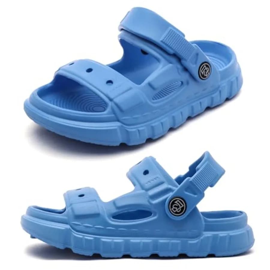 Sandali Estivi per Bambini e Bambine, Ciabatte Regolabili per Interni ed Esterni, Scarpe da Spiaggia e Piscina