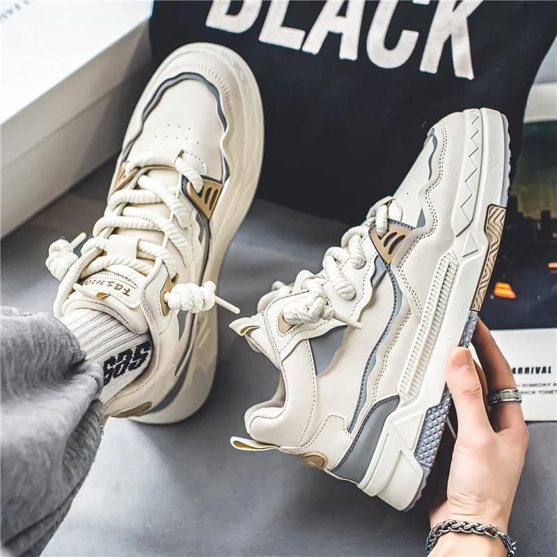 2026 nuova nicchia con suola spessa tendenza sportiva casual versatile taglio basso comode scarpe casual da uomo scarpe da tavolo