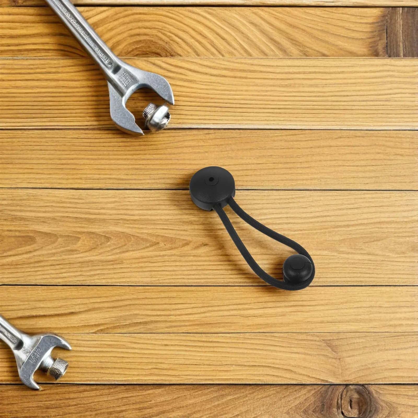 Fibbia Regolabile in Nylon Nero per Coperture di Barche, Tende, Teloni, Corde Elastiche Resistenti per Uso Marino