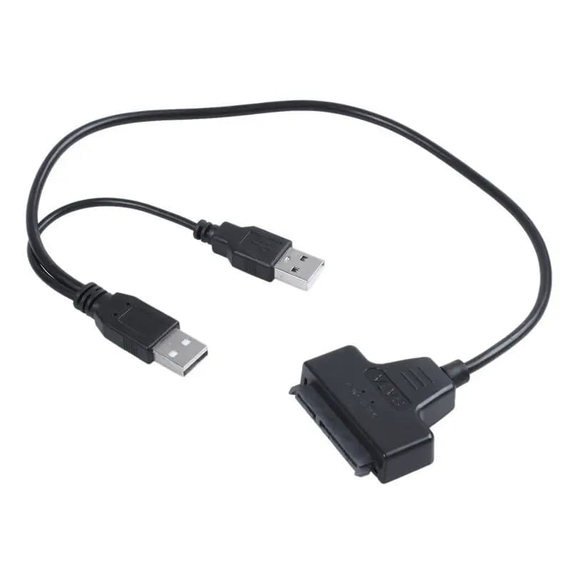 Cavo adattatore USB2.0 a SATA Exquisite-3X da 33 cm per HDD SSD esterno da 2,5 pollici
