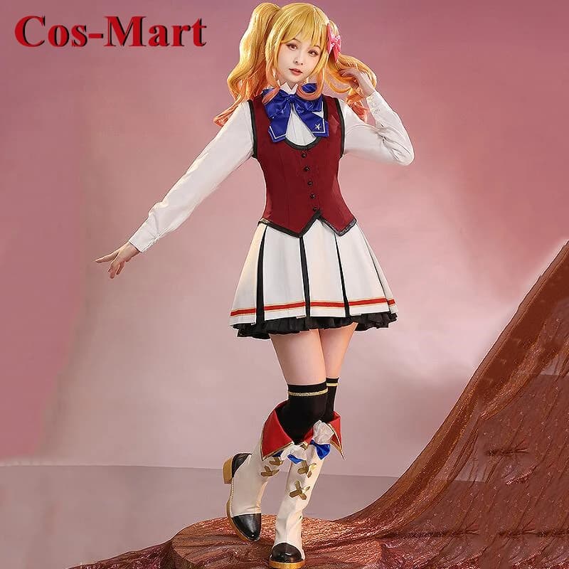 Gioco Cos-Mart Aikatsu! Hoshimiya Ichigo Nijino Yume Costume Cosplay Cambriano Bella Uniforme Scolastica Vestito da Gioco di Pelle di Halloween S4