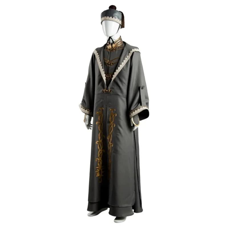 2026 Albus Cosplay Dumbledore costume Adult Robe Cloak Hat Outfit Full Set Halloween MH3OR