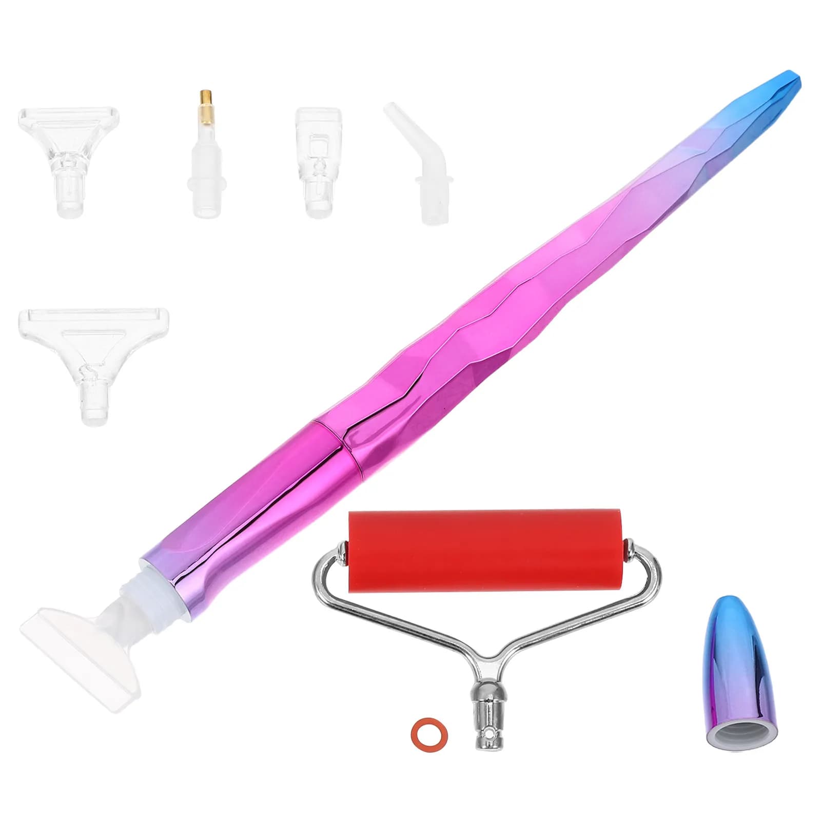 Set of 1 Pen for Application Strass with Plastic Toe, Nail Decoration Tool and Painting with Crystals Fai-da- ♪