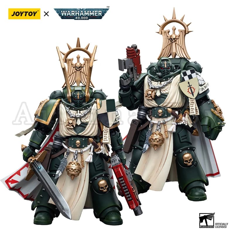 JOYTOY 1/18 Action Figure 40K Dark Angels Master Lazarus Master con Power Fist Anime Modello Militare