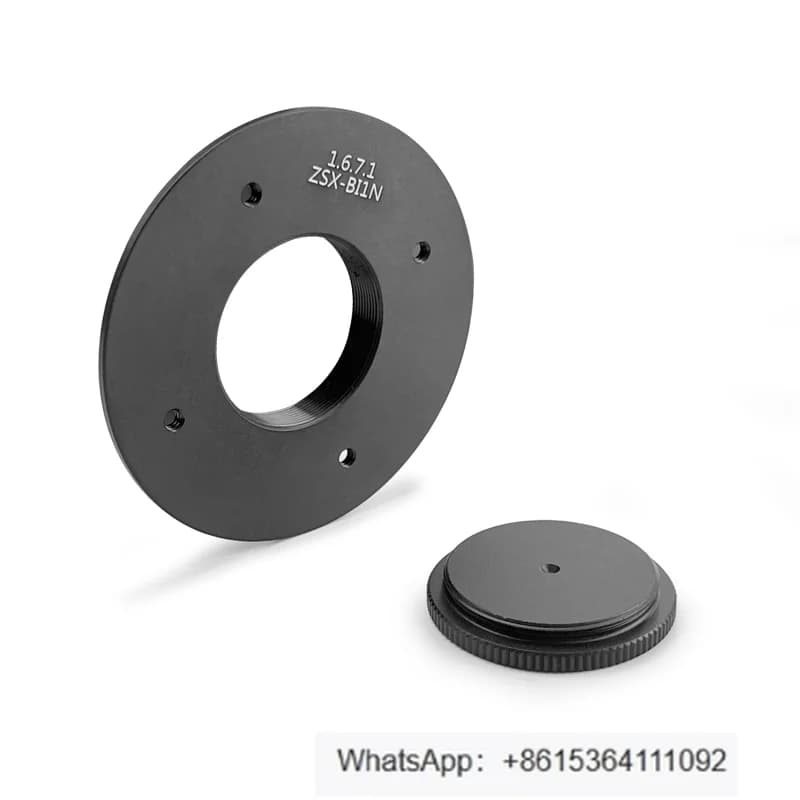 Adattatore per porta fotocamera per microscopio con filettatura femmina SM1 compatibile con il sistema a gabbia da 30 mm