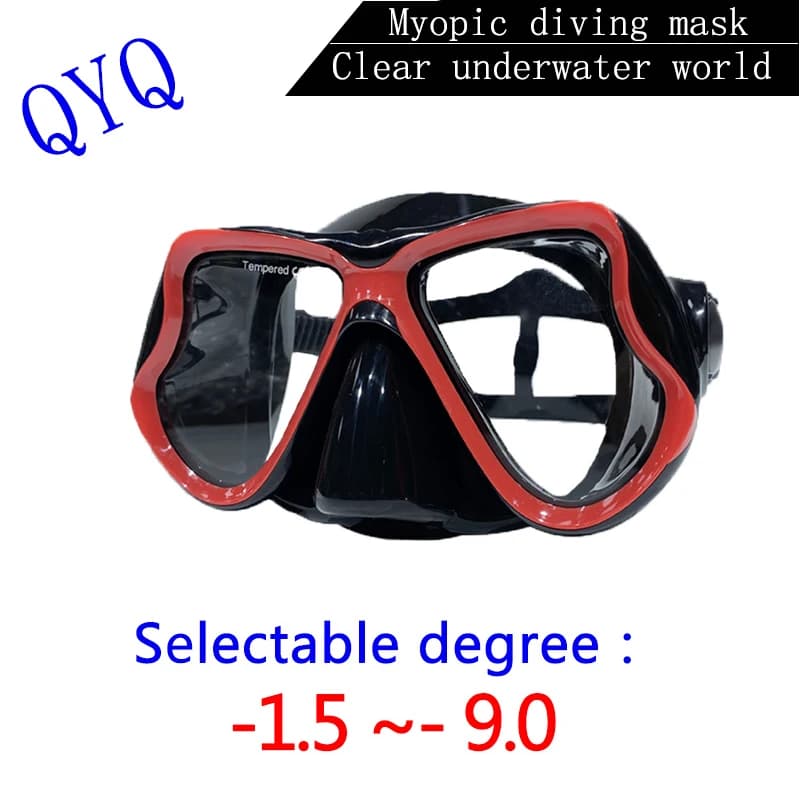 Diving Masks for Miopia, Swimming Occhialini for Miopi, Lenti per Miopia from -1.5 to -9.0