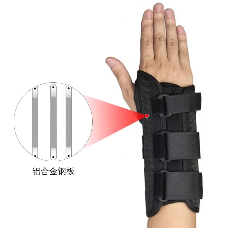 Hand cuff wrist protection support brace steak tunnel carpal arthritis distortion right/left gym strap relief from pain wrapping