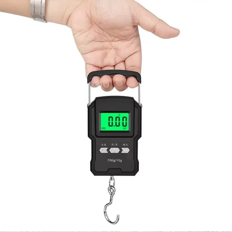 Nuova Bilancia Digitale Portatile alla Moda per Valigie, 110 Libbre/50 kg, Bilancia Digitale Manuale per Pesare Bagagli