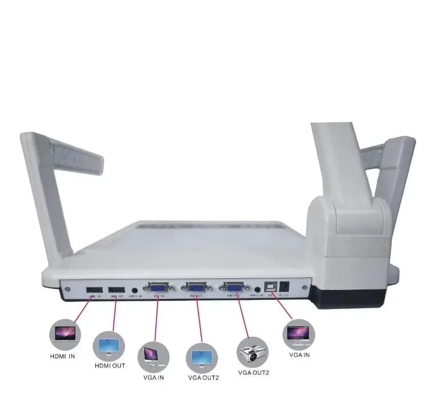 20x HD MI, videocamera per documenti da scrivania per presentatore visivo VGA, attrezzatura per l'educazione professionale