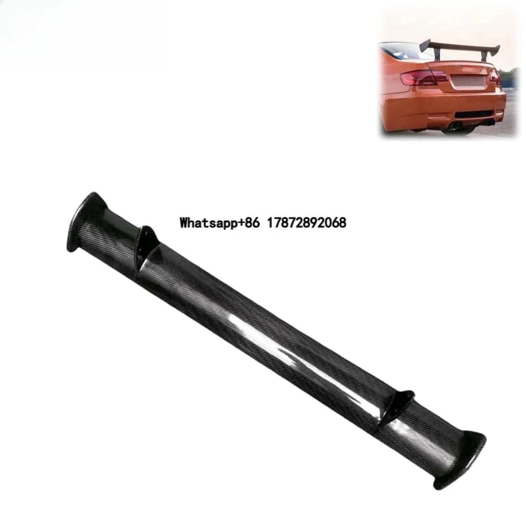 Spoiler Posteriore in Fibra di Carbonio per BMW Serie 1M M3 E46 E82 E87 E90 E92 E93 F30 F10 M2 M3 M4 F32 Berlina, Stile GTS, Alette da Corsa